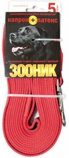 Поводок капроновый с латексной нитью