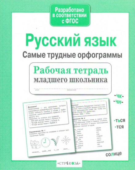 Русский язык. Самые трудные орфограммы