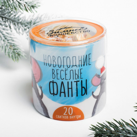 Тубус пожеланий «Весёлые фанты»