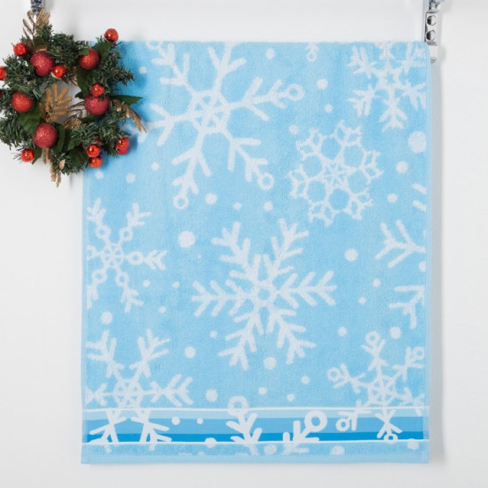 Полотенце махровое «Snowflakes»