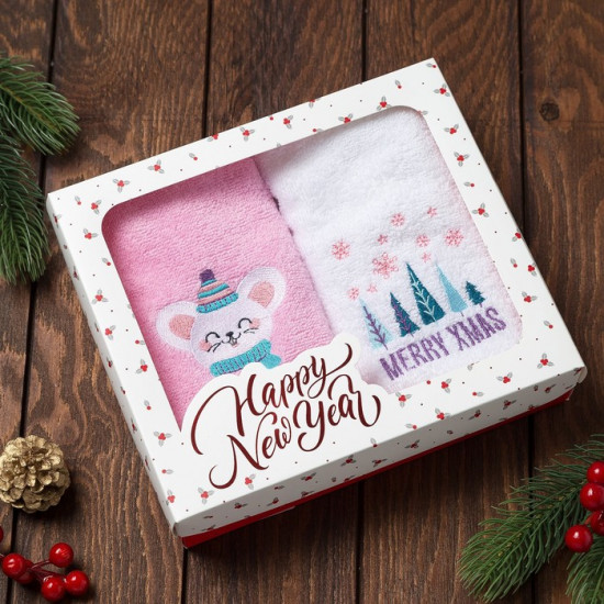 Набор полотенец «Merry Xmas»