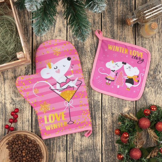 Набор кухонный «Love winter»