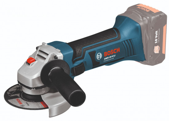 Машина угловая шлифовальная аккумуляторная Bosch GWS 18 V-LI без аккумуляторов
