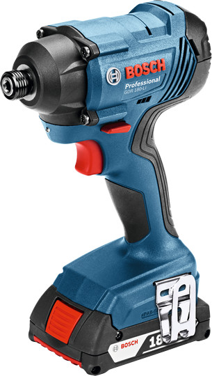 Гайковерт аккумуляторный ударный Bosch GDR 180-LI с аккумуляторами