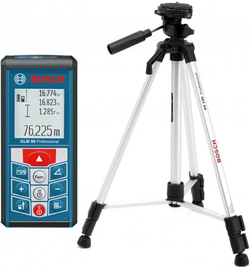 Дальномер лазерный Bosch GLM 80 со штативом BT150