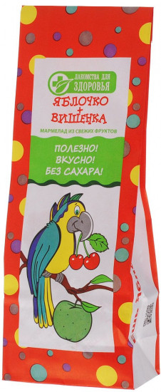 Мармелад детский со вкусом яблока и вишни