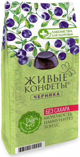 Мармелад желейный с черникой