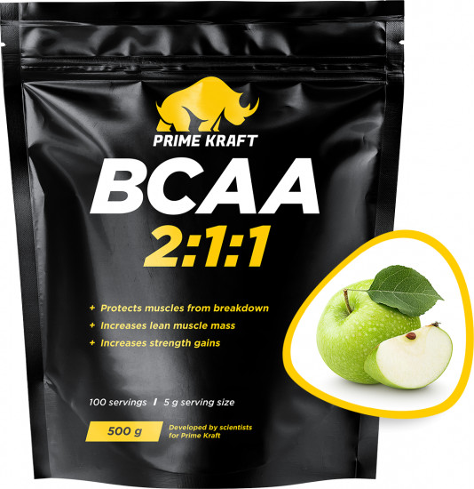 Комплекс аминокислот BCAA 2:1:1 со вкусом зеленого яблока