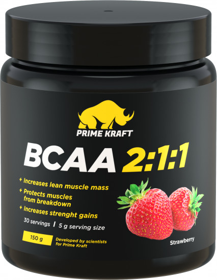 Комплекс аминокислот BCAA 2:1:1 со вкусом клубники