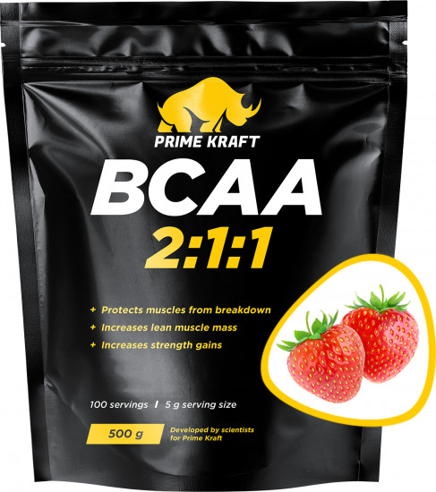 Комплекс аминокислот BCAA 2:1:1 со вкусом клубники