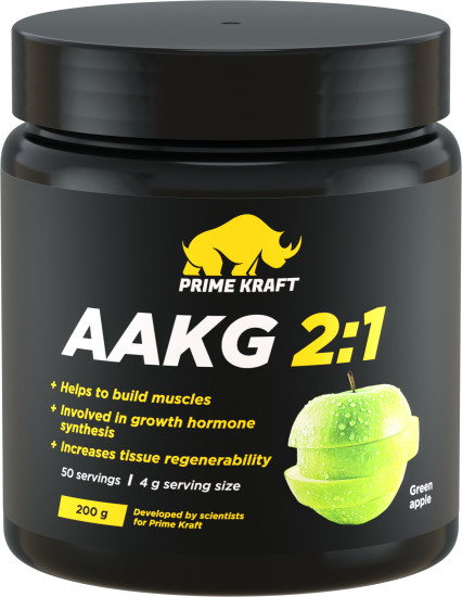 Комплекс аминокислот AAKG 2:1 со вкусом зеленого яблока