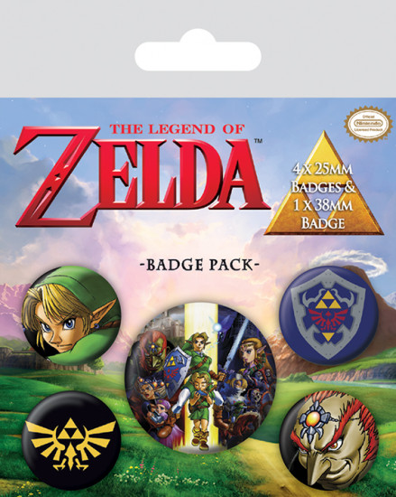 Набор значков «The Legend Of Zelda»