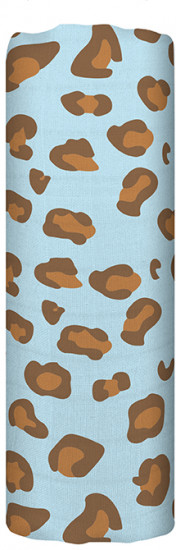 Пеленка муслиновая «Blue Leopard»