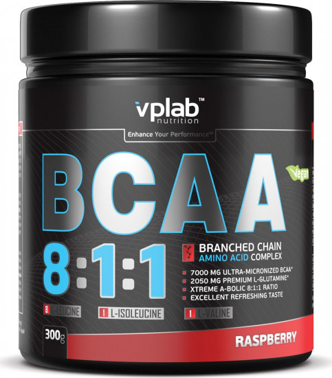 Комплекс аминокислот BCAA 8:1:1 со вкусом малины
