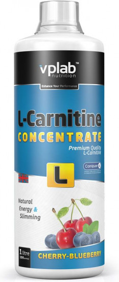 Жиросжигатель L-Carnitine со вкусом вишни и черники