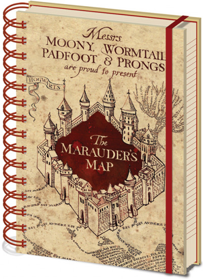 Книга для записей «The Marauders Map»