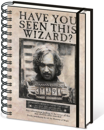 Книга для записей «Wanted Sirius Black»