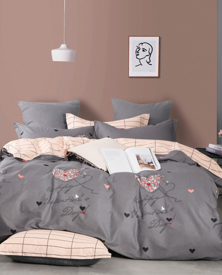 Комплект постельного белья (1,5-спальный, twill-сатин, 1 наволочка 50×70, 1 наволочка 70×70)