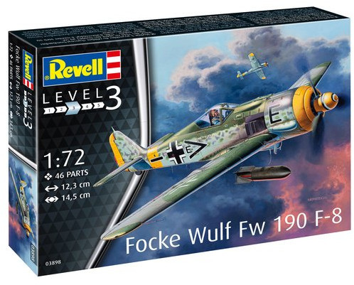 Сборная модель «Немецкий истребитель Focke Wulf Fw190 F-8» (1:72)