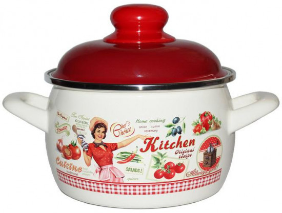 Кастрюля с крышкой «Винтаж»