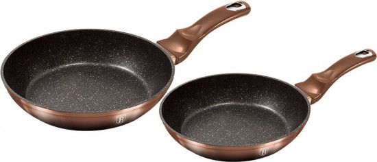 Набор из 2 сковород «Rosegold Noir Metallic Line»