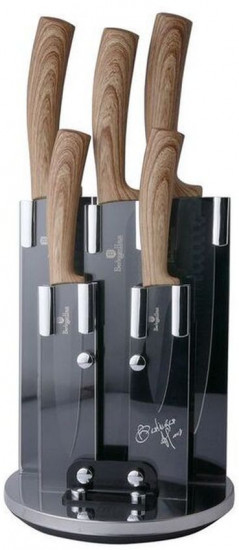 Набор ножей на подставке «Ebony Maple Line»