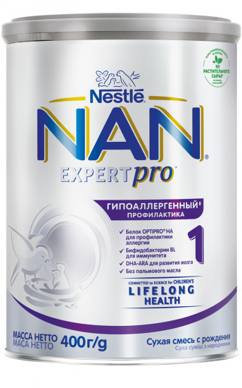 Смесь сухая гипоаллергенная NAN №1