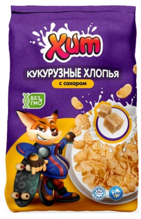 Хлопья кукурузные с глазированным сахаром