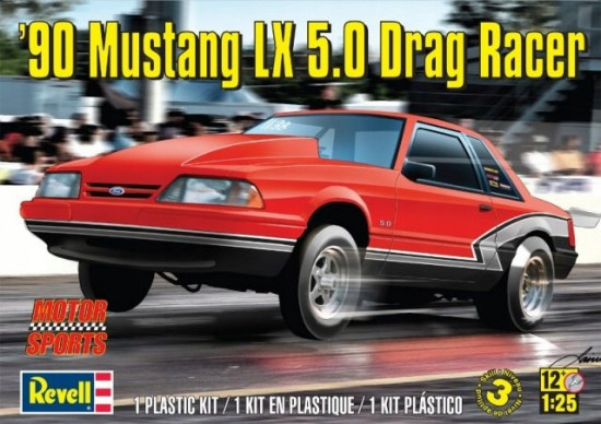 Модель сборная «'90 Mustang LX 5.0 Drag Racer»