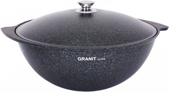 Казан для плова с крышкой «Granit Ultra»