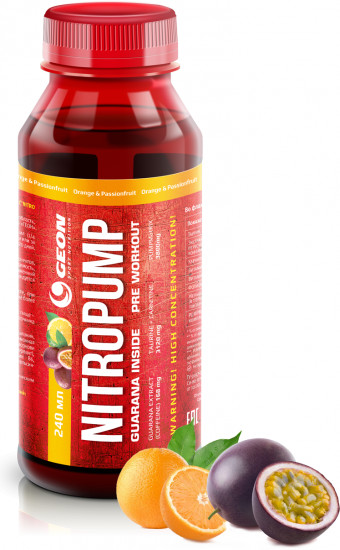 Комплекс предтренировочный «Nitropump» со вкусом апельсина и маракуйи