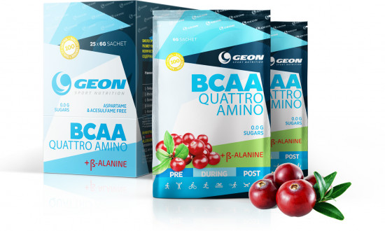 Комплекс аминокислотный BCAA «Quattro» со вкусом клюквы
