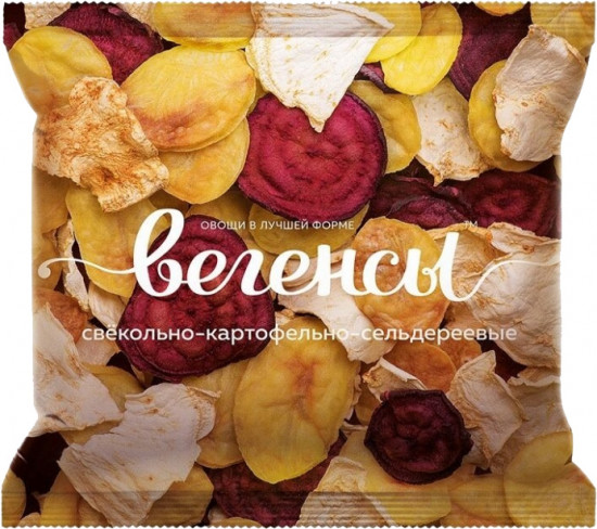 Чипсы свёкольно-картофельно-сельдереевые
