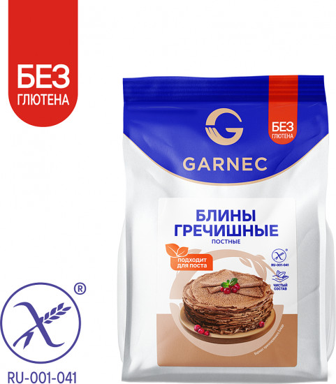 Смесь для выпечки без глютена «Блины гречишные постные»