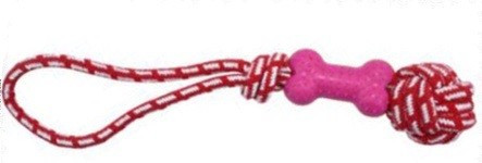 Игрушка для собак «Косточка на веревке»