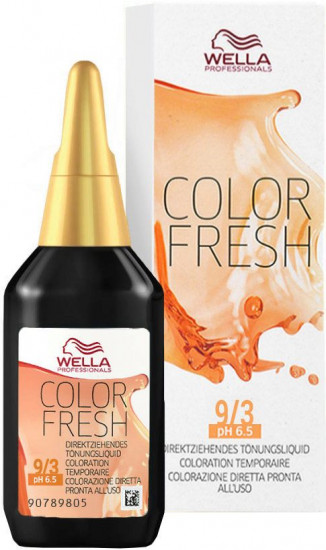 Краска для волос оттеночная «Color Fresh», оттенок 9/3 Очень светлый блонд золотистый