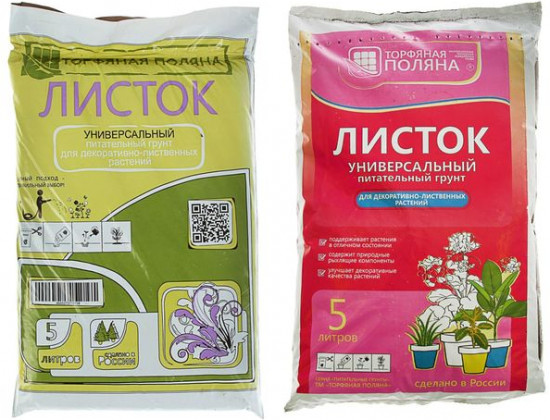 Грунт для декоративно-лиственных растений «Листок»