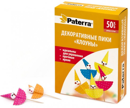 Пики для канапе «Клоуны»