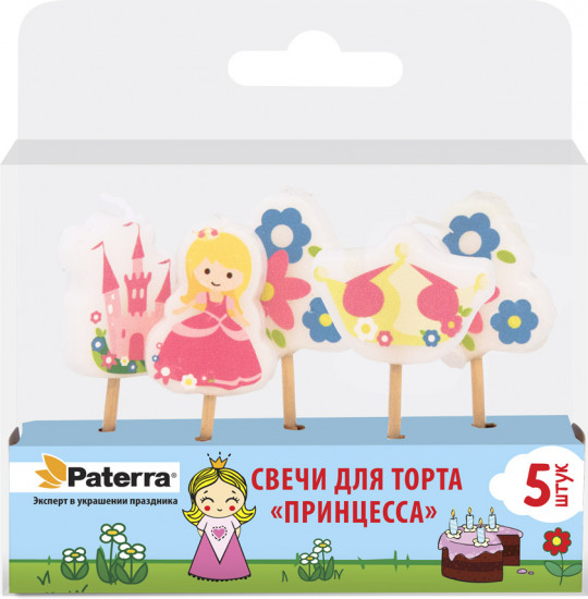 Свечи для торта «Принцесса»