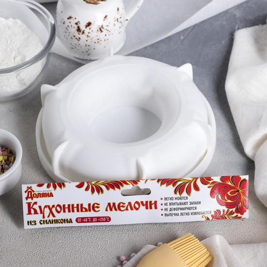 Форма для муссовых десертов и выпечки «Пончик»