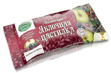 Пастилка яблочная «Ягодное ассорти»