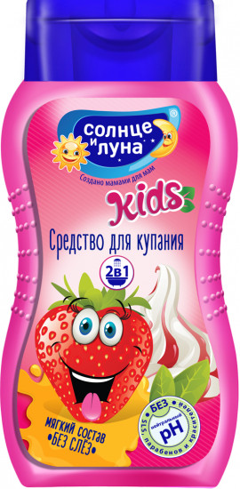 Средство для купания детское «Клубника со сливками»