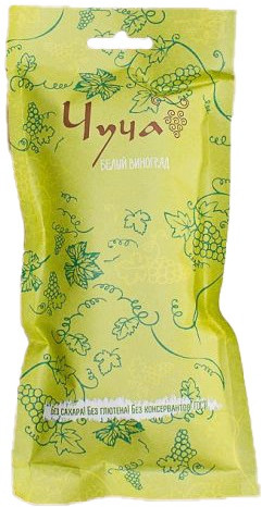 Чурчхела с грецким орехом со вкусом белого винограда