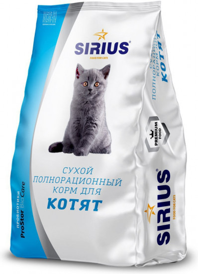 Корм полнорационный для котят