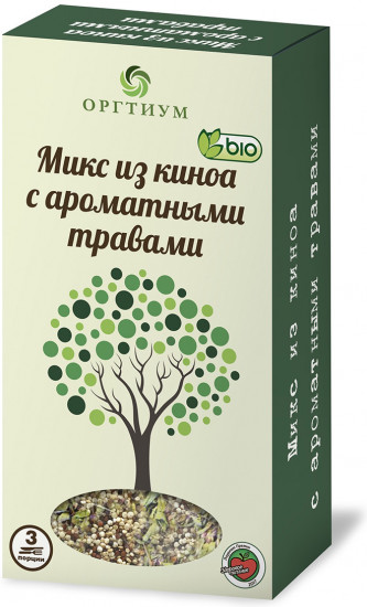 Микс из киноа с ароматными травами