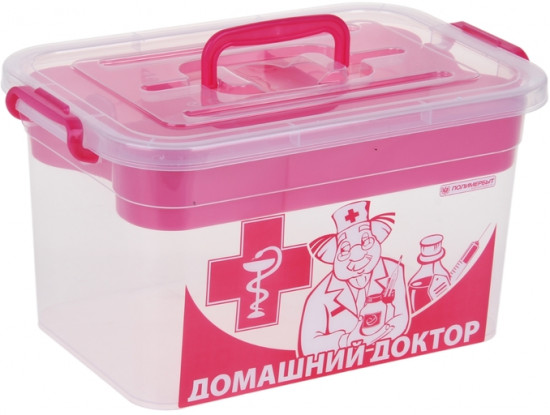 Аптечка с вкладышем «Домашний доктор»
