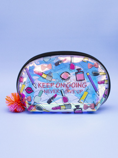 Косметичка с помпоном «Keep on Going»