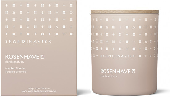 Свеча ароматическая с крышкой «Rosenhave»