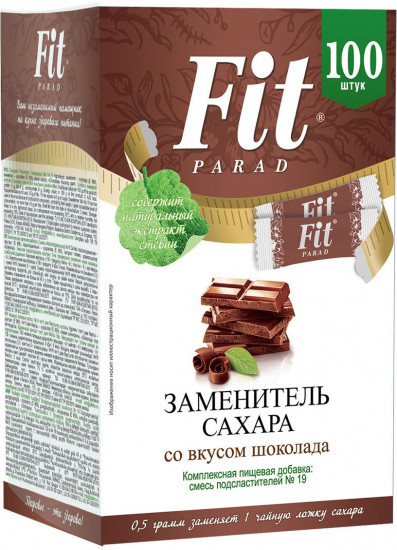 Заменитель сахара со вкусом шоколада «ФитПарад №19»
