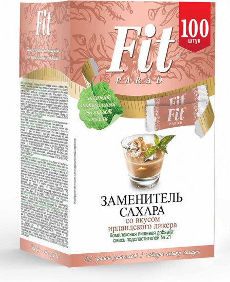 Заменитель сахара со вкусом ирландского ликёра «ФитПарад №20»